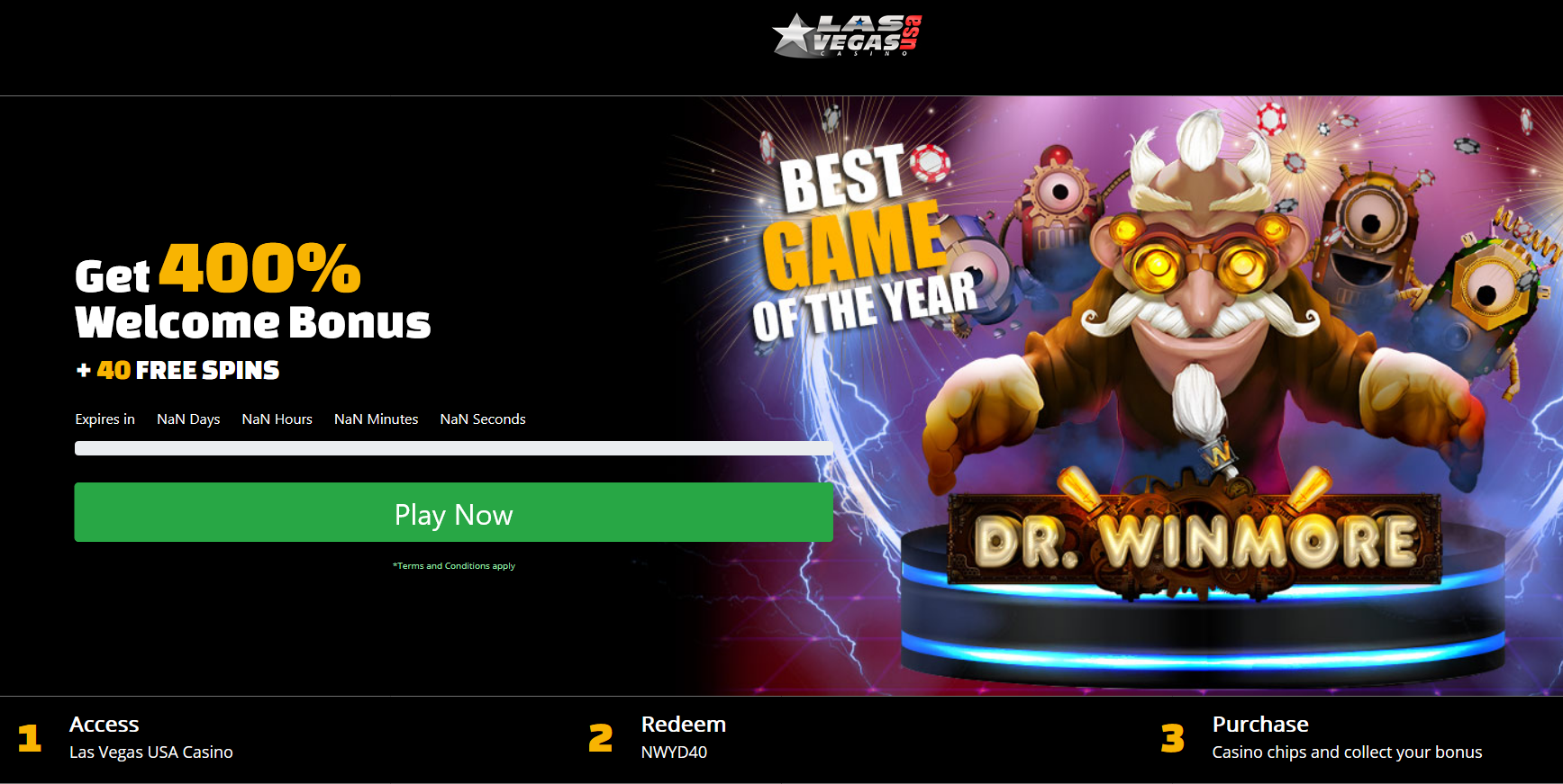 Get 400% Welcome Bonus + 40 FREE
                                                          SPINS